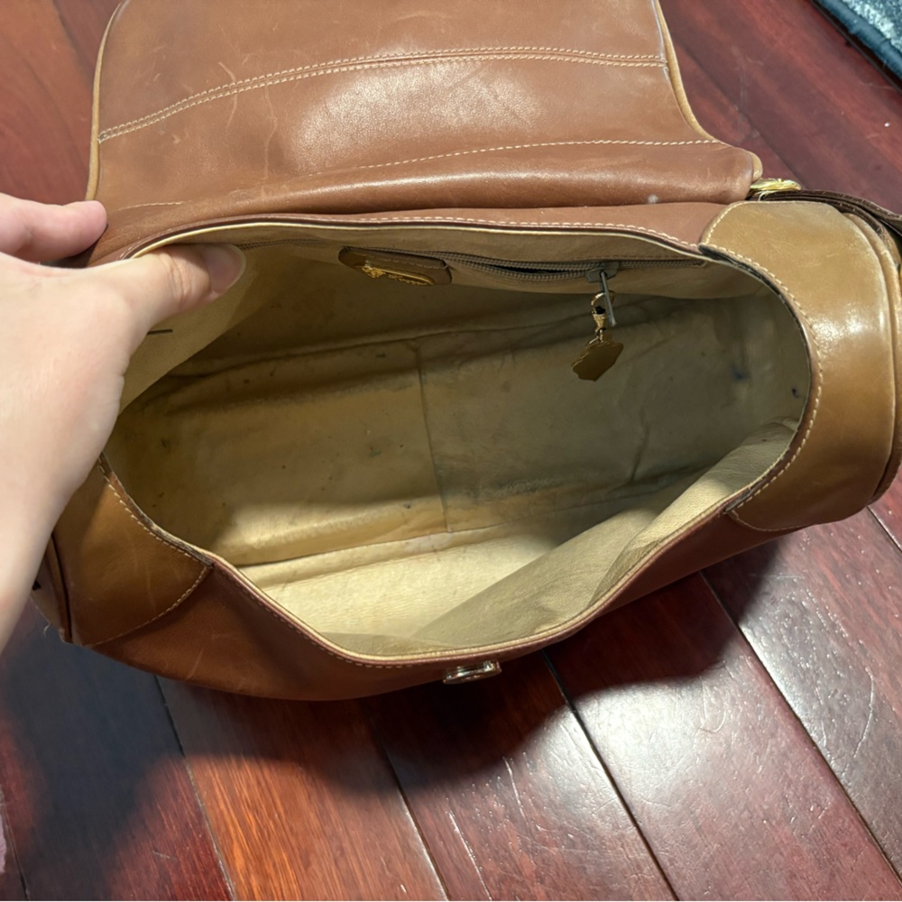 Vintage Gucci Brown Leather Shoulder Bag - Picture 16 of 16